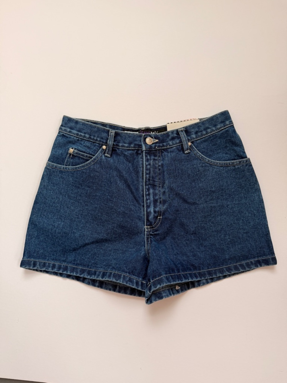90s vintage High-Rise Denim Shorts - no excuses racing shorts